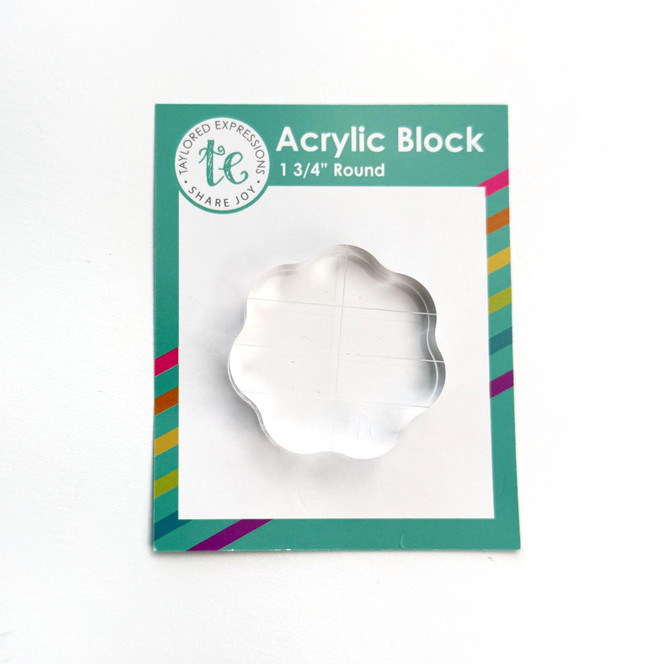 TE Acrylic Block - 1 3/4 in. round