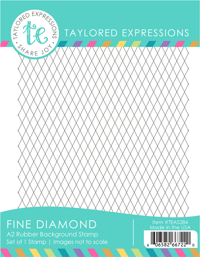 Fine Diamond Background Stamp