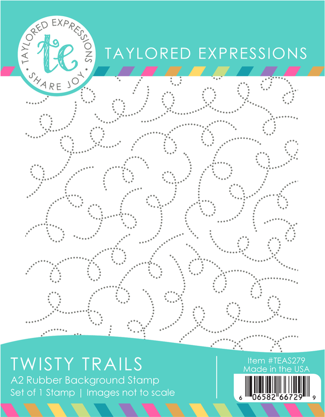 Twisty Trails Background Stamp