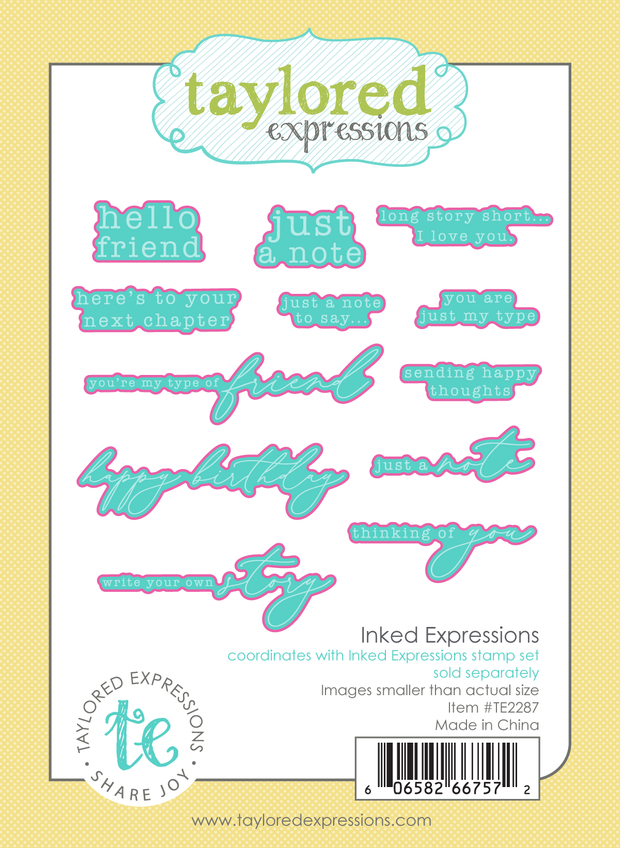 Inked Expressions Dies