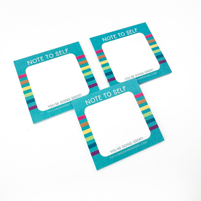 Note to Self Sticky Notes (3pk)