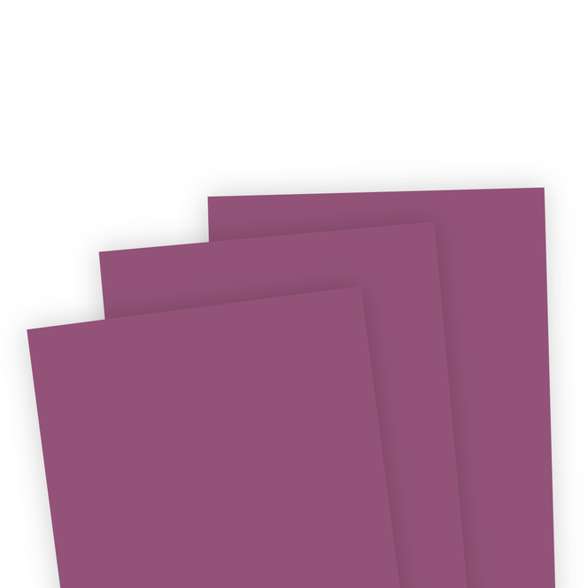 Three cardstock pieces called Passion Fruit, a purple color.