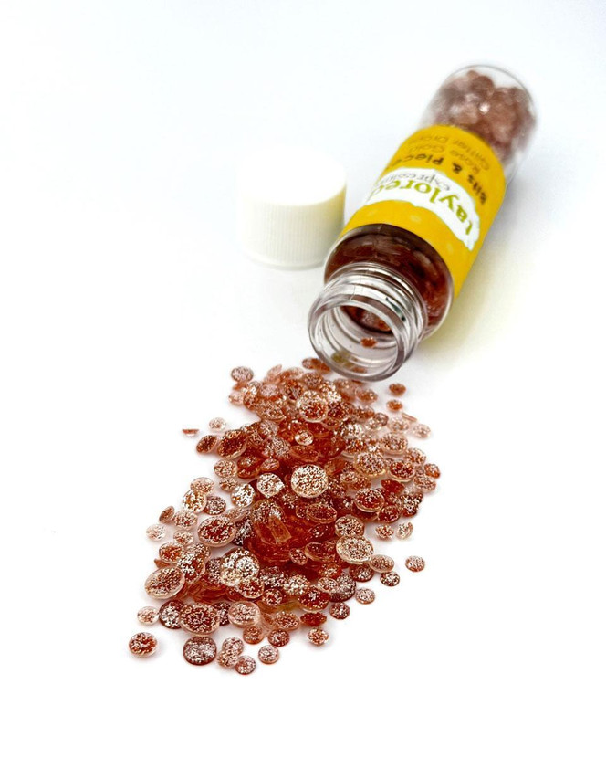 Bits & Pieces - Rose Gold Glitter Drops