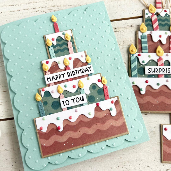 A2 Large Scallop Stacklets Die Set