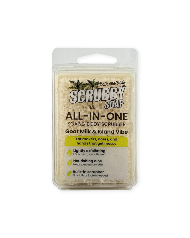 Scrubby Soap - Island Vibe Goat's Milk & Aloe