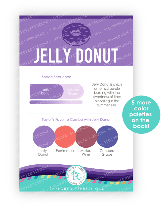 Graphic of Palette Playbook - Jelly Donut which is a purple color.