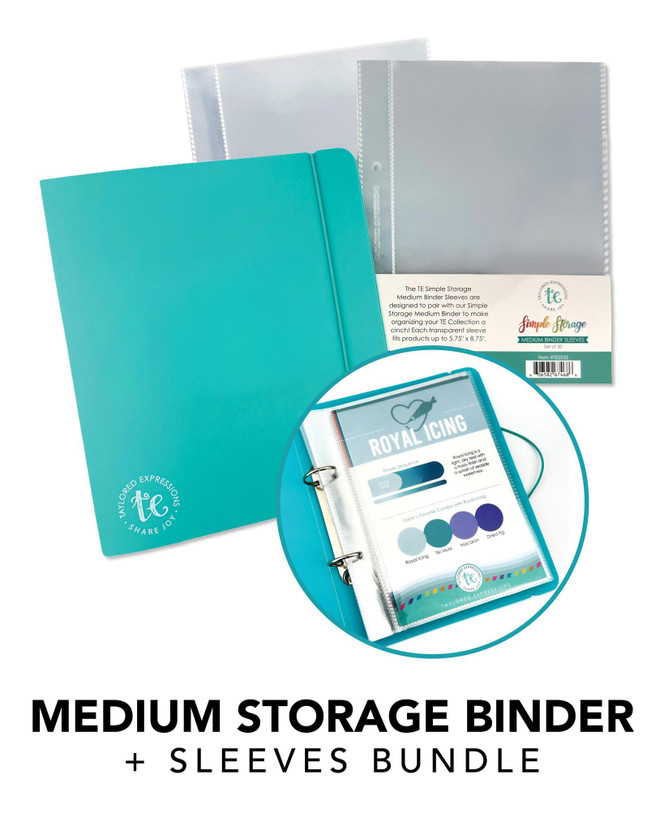 Medium Storage Binder + Sleeves Bundle