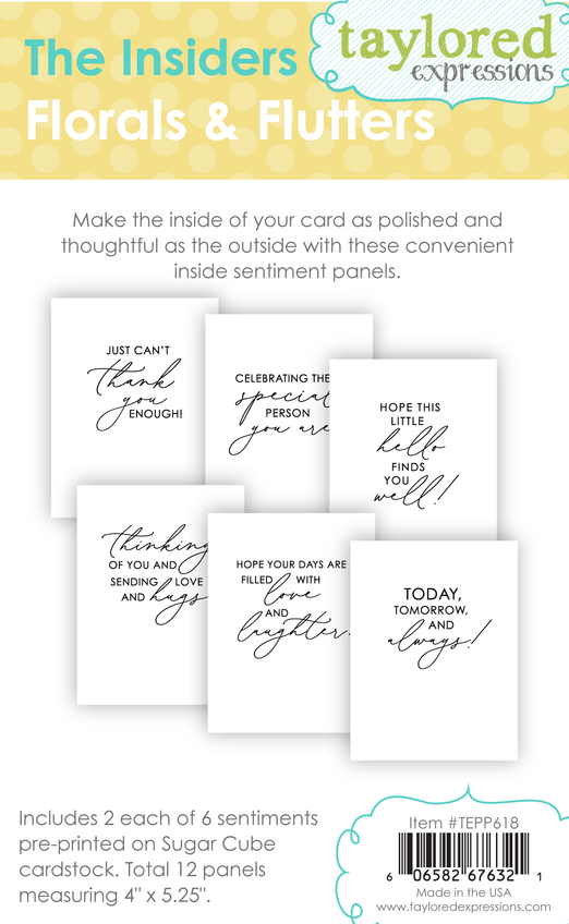 Graphic of The Insiders Florals and Flutters which is used for papercrafting.