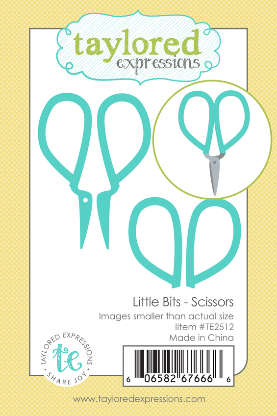 Graphic of Little Bits Die Set - Scissors which is used for papercrafting.
