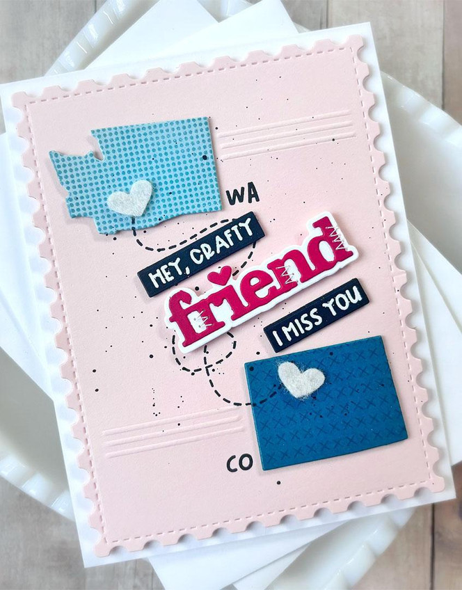 Micro Dot Background Stamp