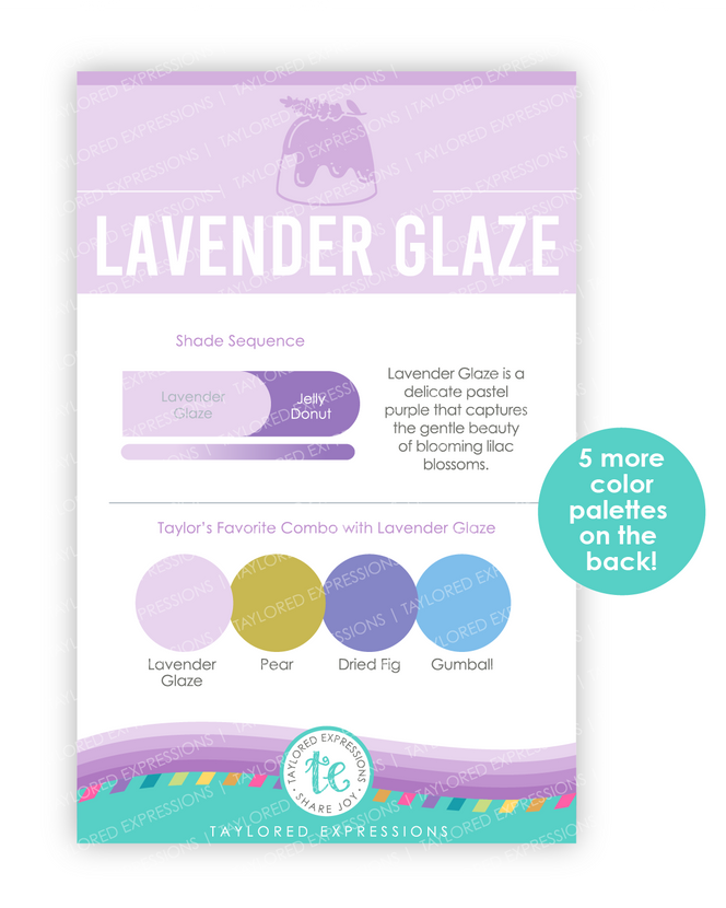Image of Palette Playbook - Lavender Glaze which is a light purple color.