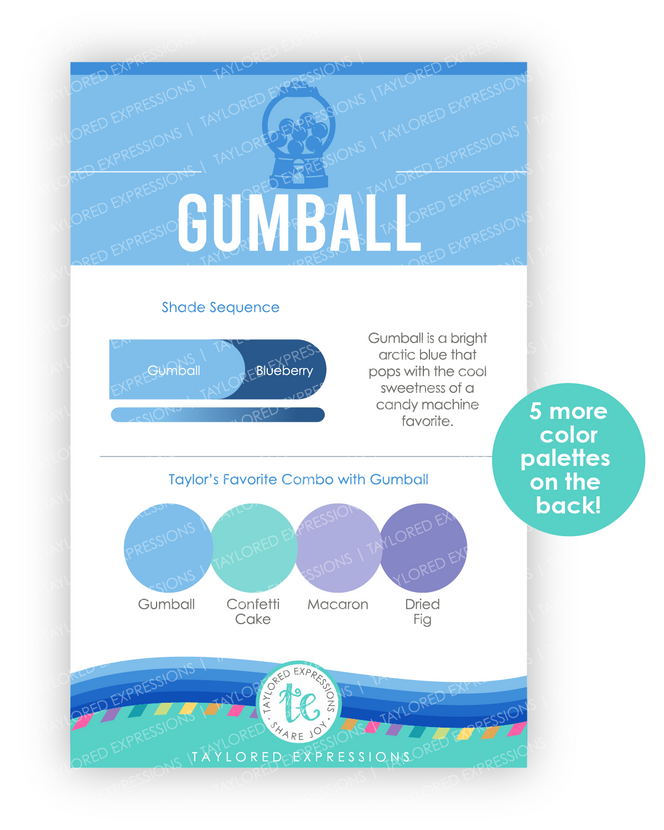 Image of Palette Playbook - Gumball which is a light blue color.