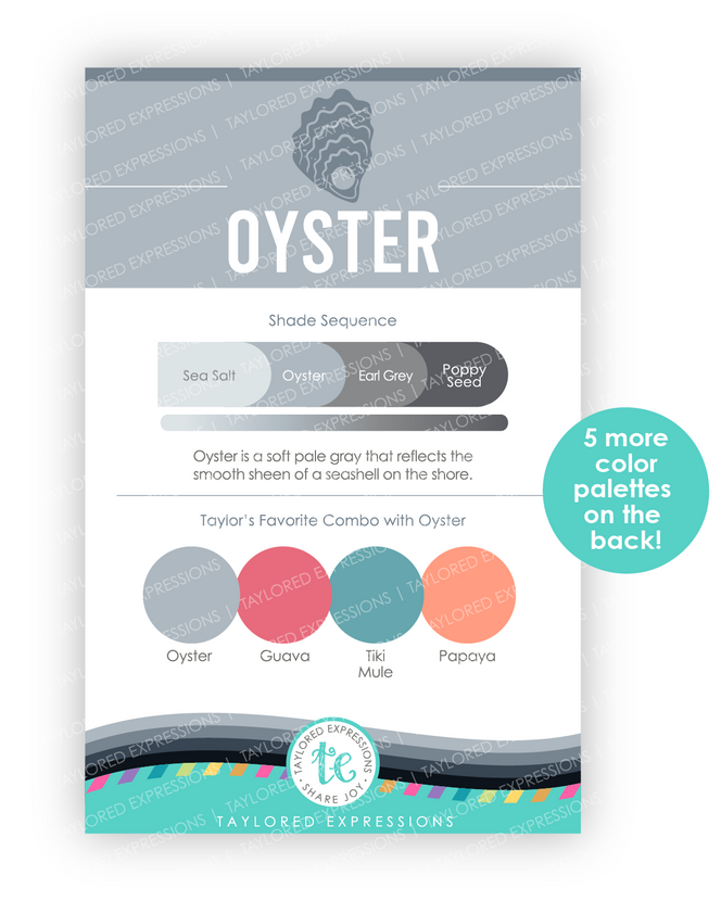 Image of Palette Playbook - Oyster which is a grey color.