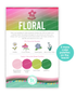 Graphic of Palette Playbook - Floral which is used for color swatching.