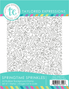 Graphic of Springtime Sprinkles Background Stamp which is used for papercrafting.