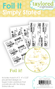 Graphic of Foil It - Simply Stated which includes sentiments for papercrafting.