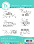 Graphic of Simply Stated Stamp Set that is used for papercrafting.