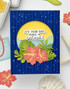 Handmade greeting card with florals on it and it's your day... Make a splash sentiment on it.