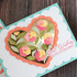 Handmade greeting card with floral heart on it and best wishes to the future mrs. sentiment on it.