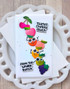 Handmade greeting card with fruit on it and thanks cherry much from the whole bunch sentiment on it.