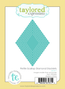 Graphic of Petite Scallop Diamond Stacklets which are used for papercrafting.