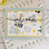 Handmade greeting card with baby decor on it and welcome, special delivery sentiment on it.