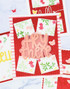 Handmade greeting card with flowers on it and hey there sentiment on it.