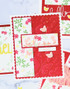 Handmade greeting card with flowers on it and welcome home sentiment on it.
