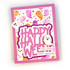 Handmade greeting card with ghosts on it and happy halloween. Hey, ghoul happy haunting sentiment on it.