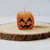 Handmade gift box that looks like a pumpkin.