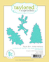 Graphic of Triple Slim - Holly Holiday dies which include 3 holidays flowers for papercrafting.
