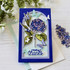 Handmade greeting card with flower on it and many thanks sentiment on it.