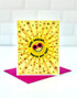 Handmade greeting card with smiley face on it and keep smiling... you've got this sentiment on it.