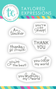 Graphic of Color Me Grateful Clear Stamp Set which is used for papercrafting.