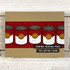 Handmade greeting card with soup cans on it and sending healing hugs, feel better soon sentiment on it.
