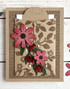 Handmade greeting card with flowers on it and pull sentiment on it.