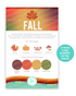 Graphic of Palette Playbook - Fall which is used for papercrafting.