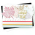 Handmade greeting card with leaves on it and it's the most colorful time of the year sentiment on it.