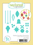 Graphic of Festive Favorites Ornaments Die Set which is used for papercrafting.