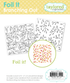 Taylored Expressions Foil It - Branching Out packaging featuring two toner-printed botanical designs with leafy branches and foliage for metallic foiling.