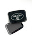 Image of Stazon Solvent Ink - Jet Black that is opened up to show the ink, used for papercrafting.