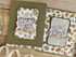 Two handmade greeting cards with fall leaves on them with praying for you sentiment on one and with sympathy sentiment on the other.