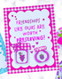 Gingham Check Background Stamp