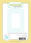 Diagonal Stitch Rectangle Stacklets Die Set