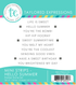 Mini Strips Stamp - Hello Summer