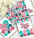 Create-in-Quads Layering Stencil - Hearts