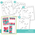 Create-in-Quads Layering Stencil - Hearts