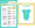 Onesie Funsies Die & Clear Stamp Combo