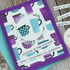 Handmade greeting card with coffee cups on it and coffee is the answer, I don't remember the question sentiment on it.