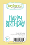 Bold Birthday Die